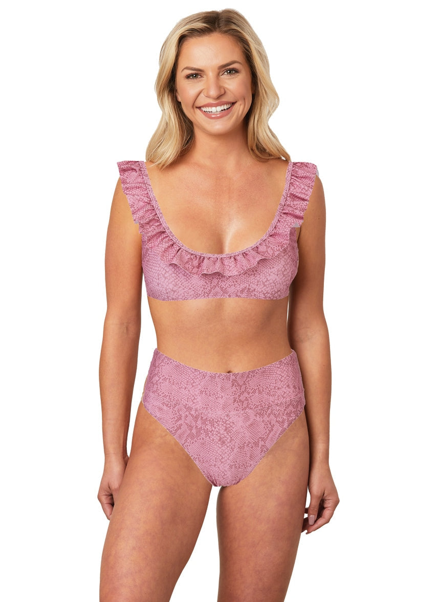Women's Charmer Ruffle Bikini Top