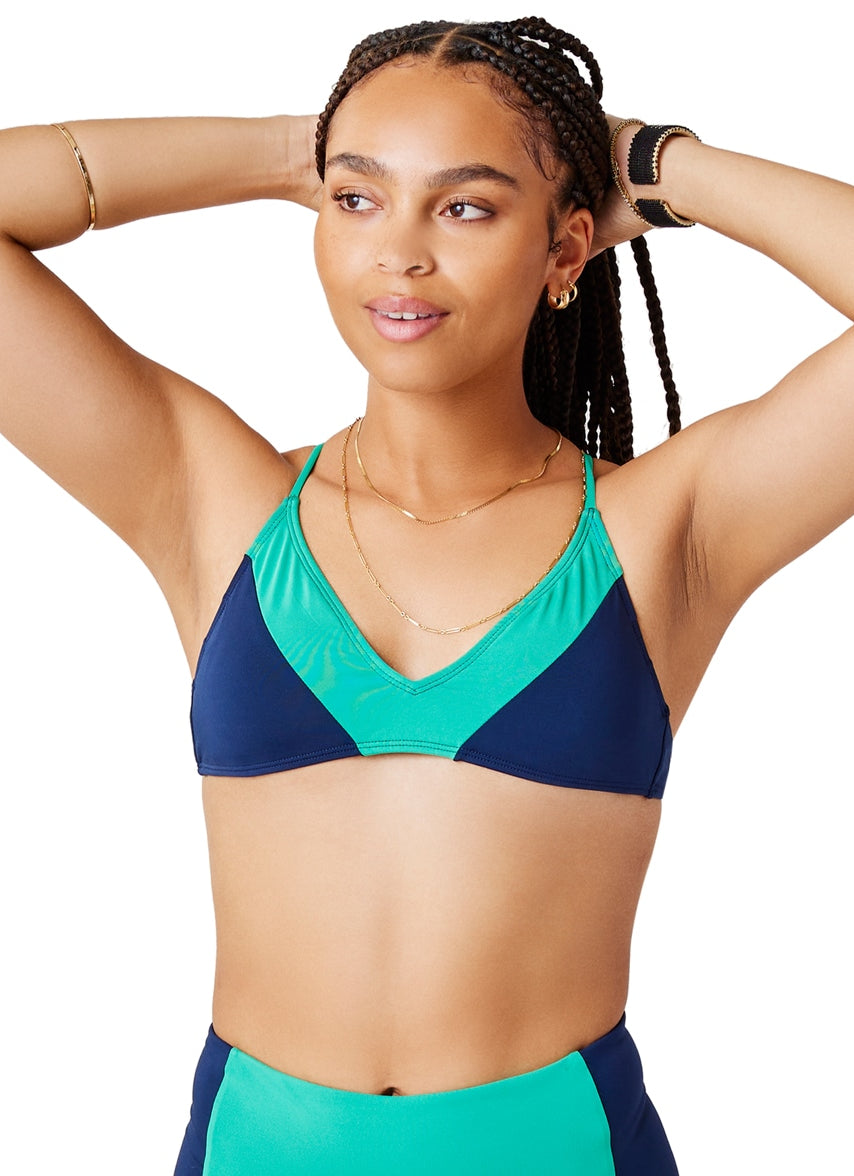 Women's Tamarindo Colorblock Bikini Top