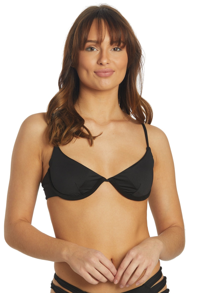 Women's Saltwater Solids Seville Bikini Top