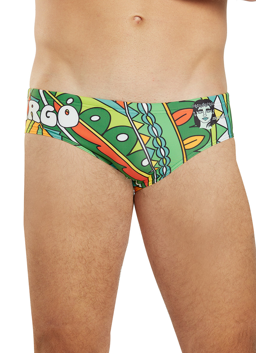 Groovy Zodiac Virgo Brief Swimsuit (26-40)