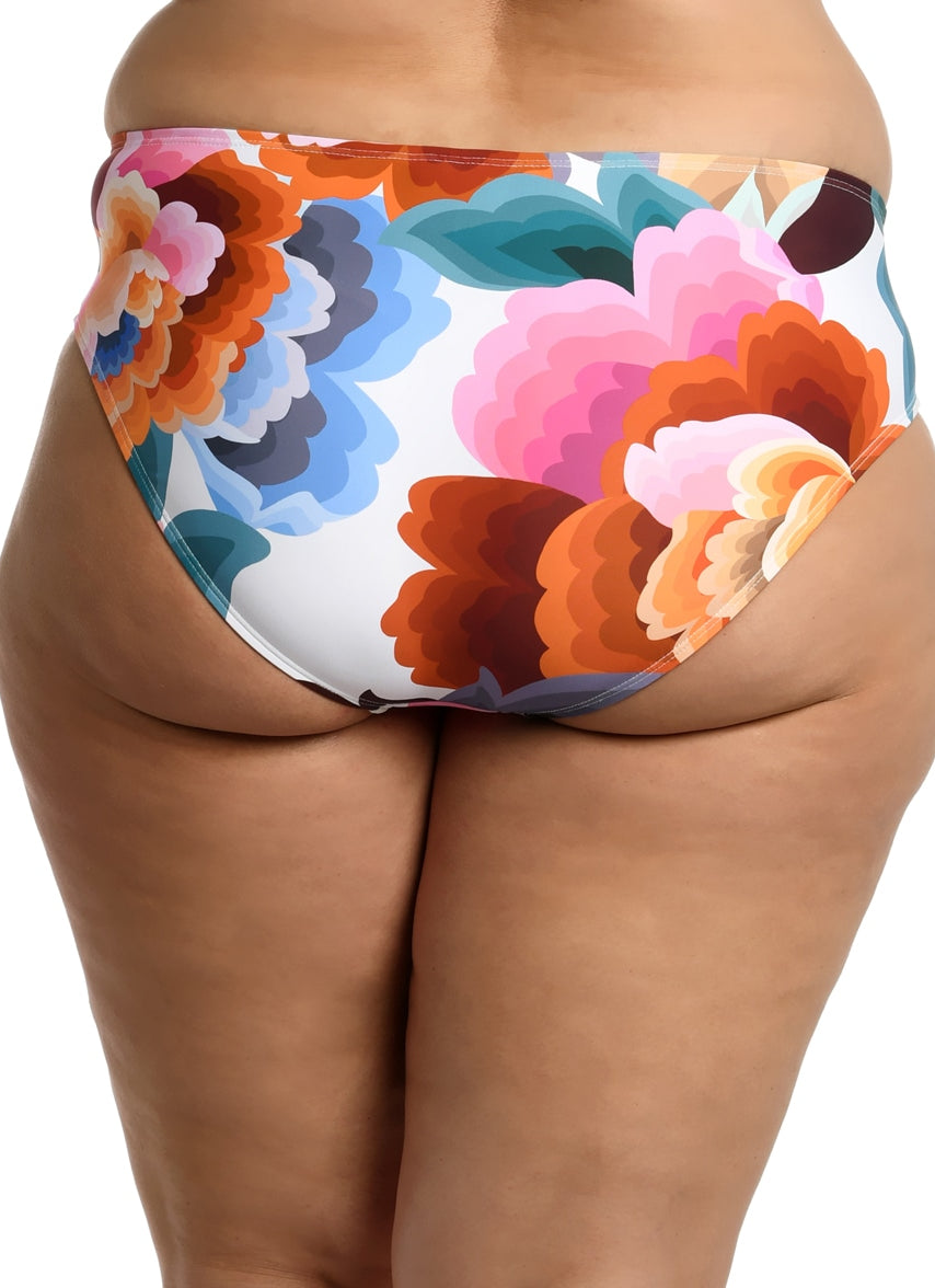 Women's Plus Floral Rhythm Bikini Bottom