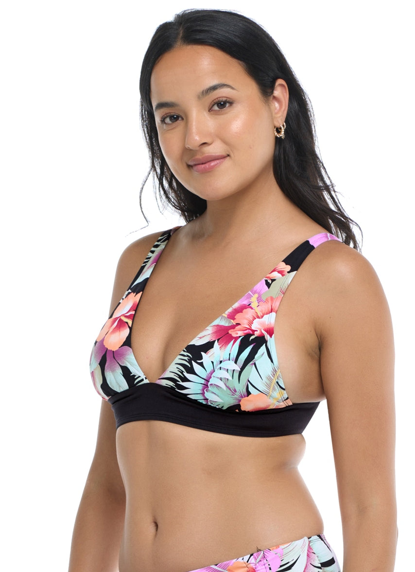 Women's Flirtation Isabella Wide Band Triangle Bikini Top