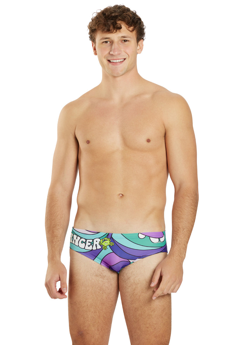 Groovy Zodiac Cancer Brief Swimsuit (26-40)