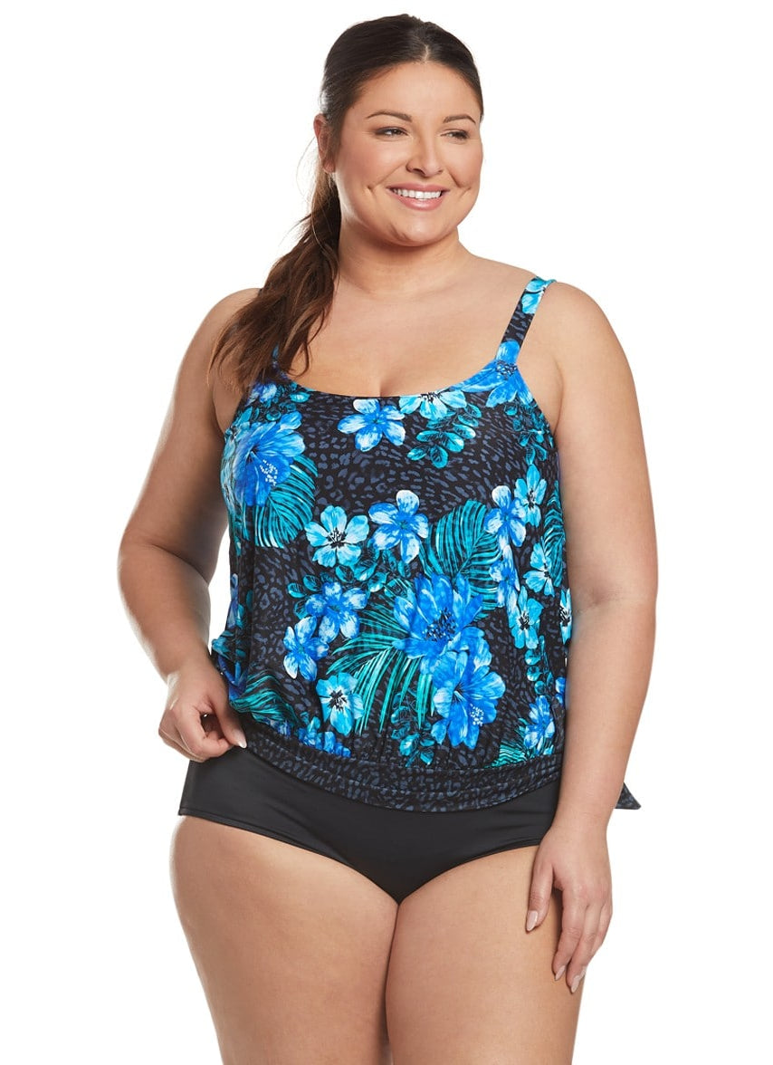 Plus Size High Waisted Bikini Bottom