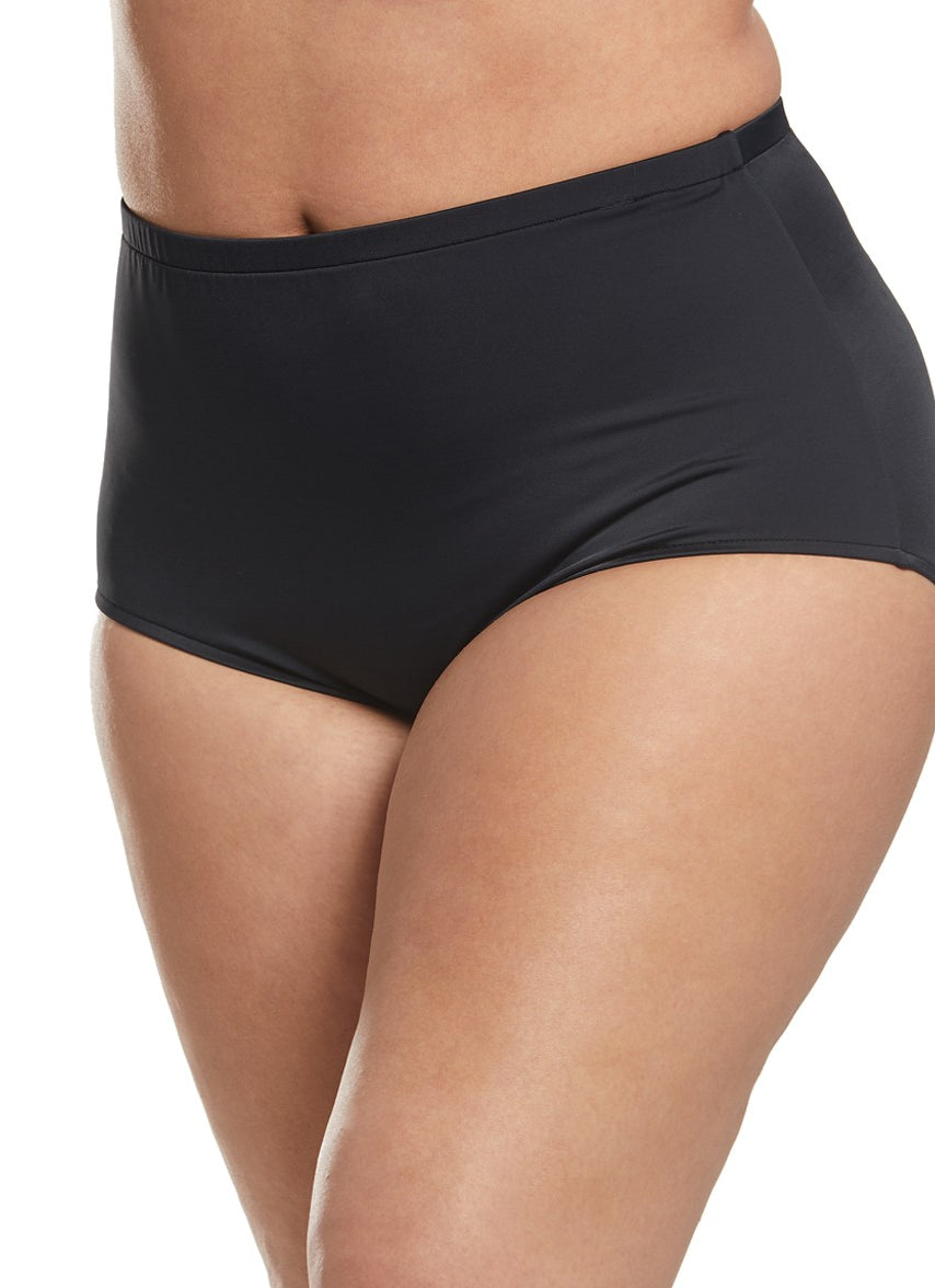 Plus Size High Waisted Bikini Bottom