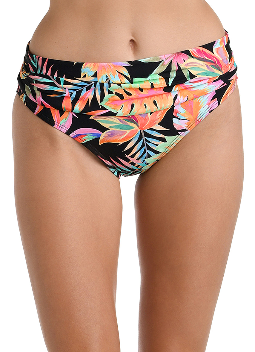 Women's Best Escape Shirred Band Hipster Bikini Bottom