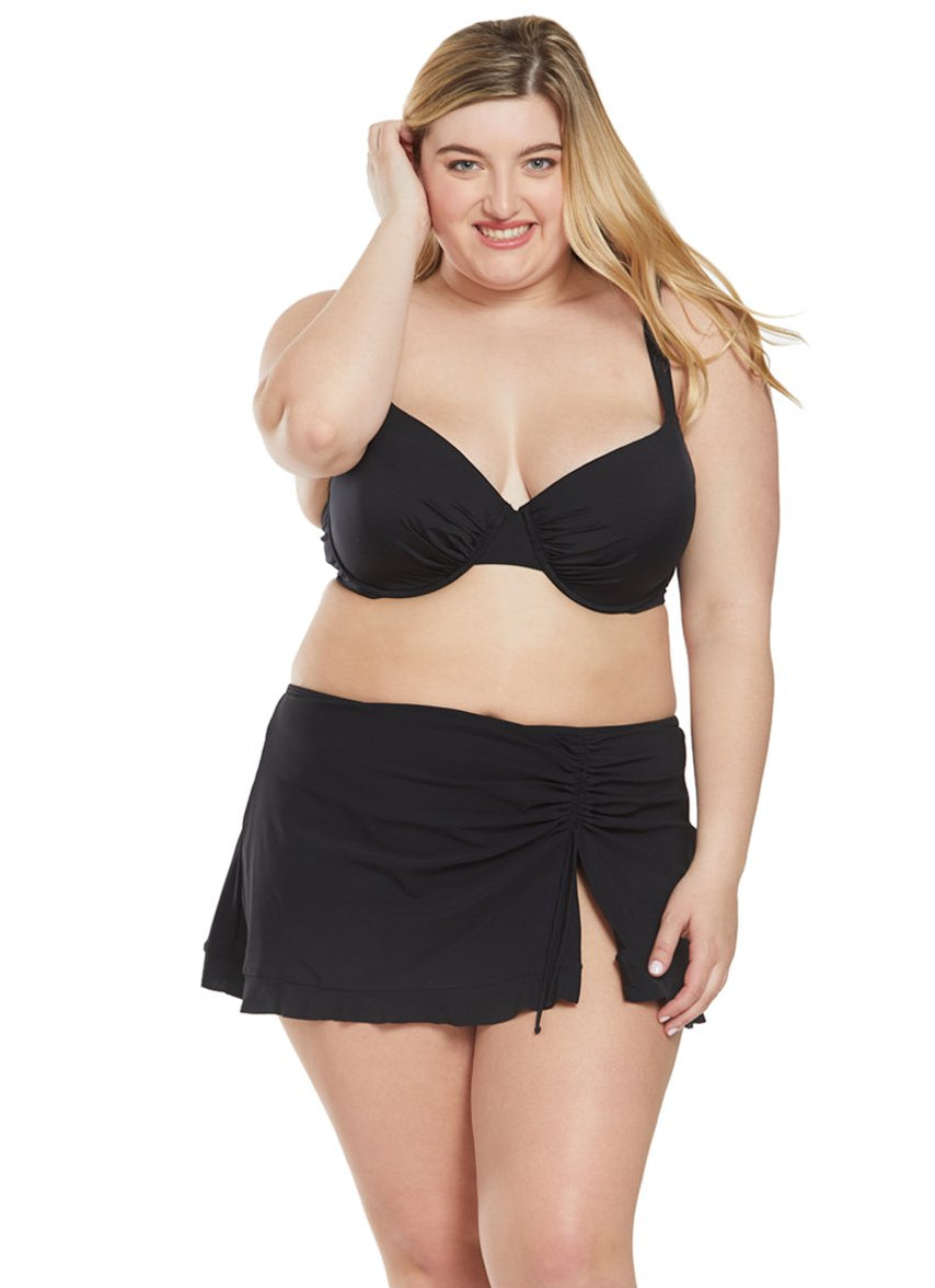 Plus Size Tutti Frutti Swim Skirt