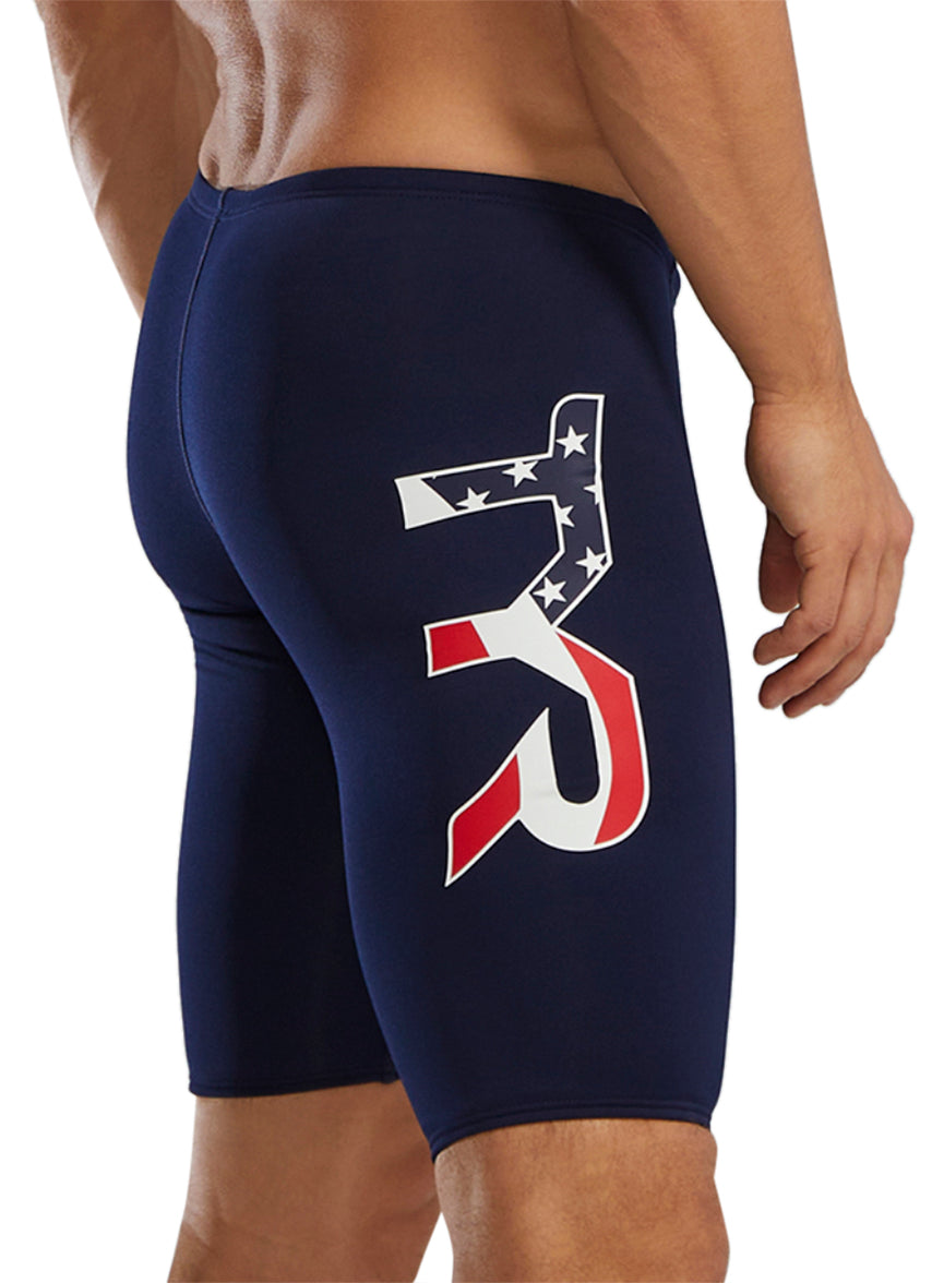 Men's Large Logo Jammer Swimsuit