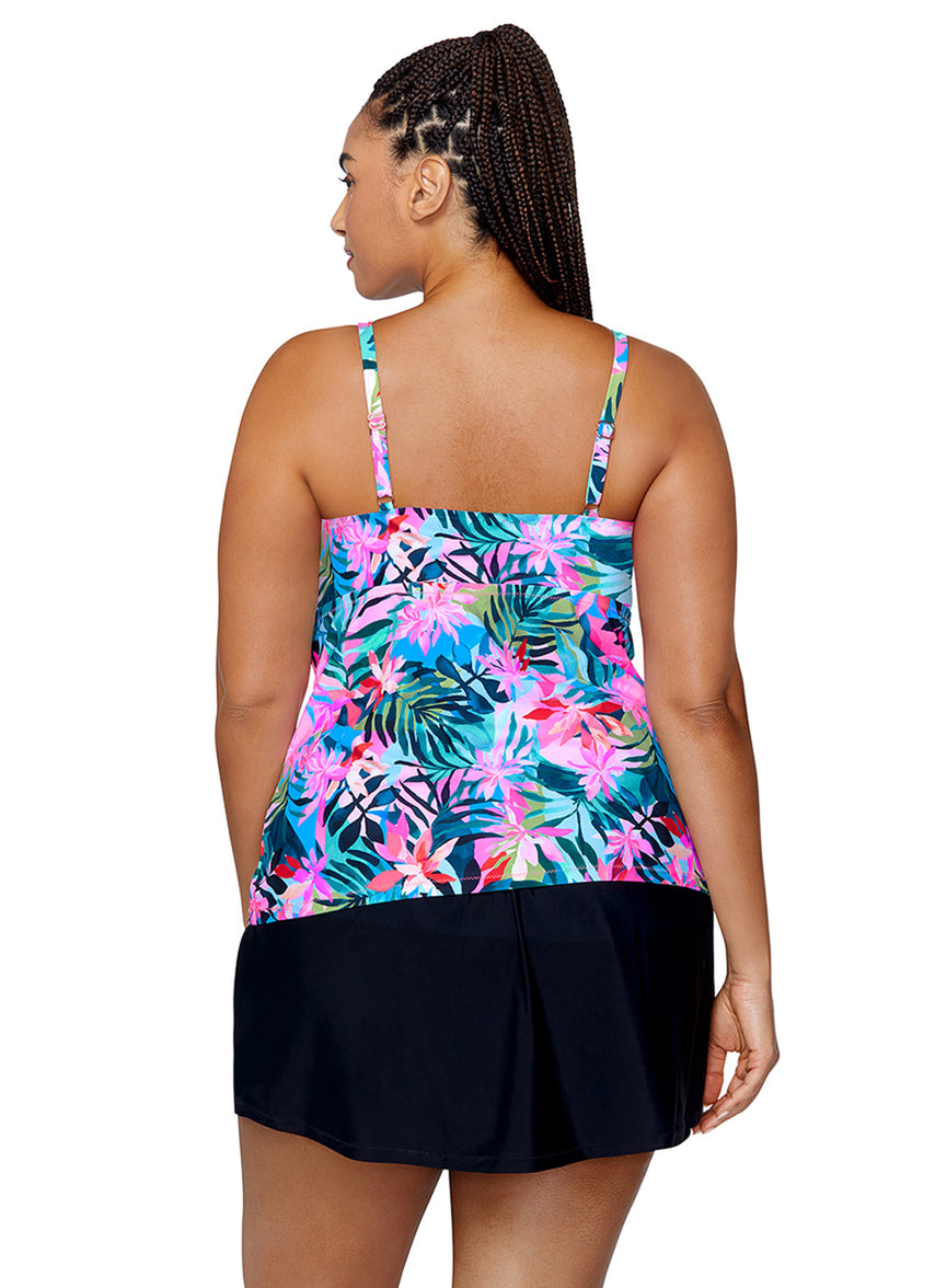 Women's Tranquilo Solids Bravo Plus Size Swim Skirt