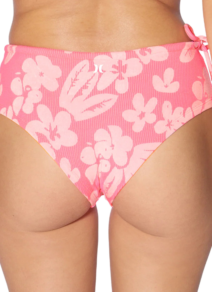 Women's Max Flower Scrunch  Adjustable Retro Bikini Bottom