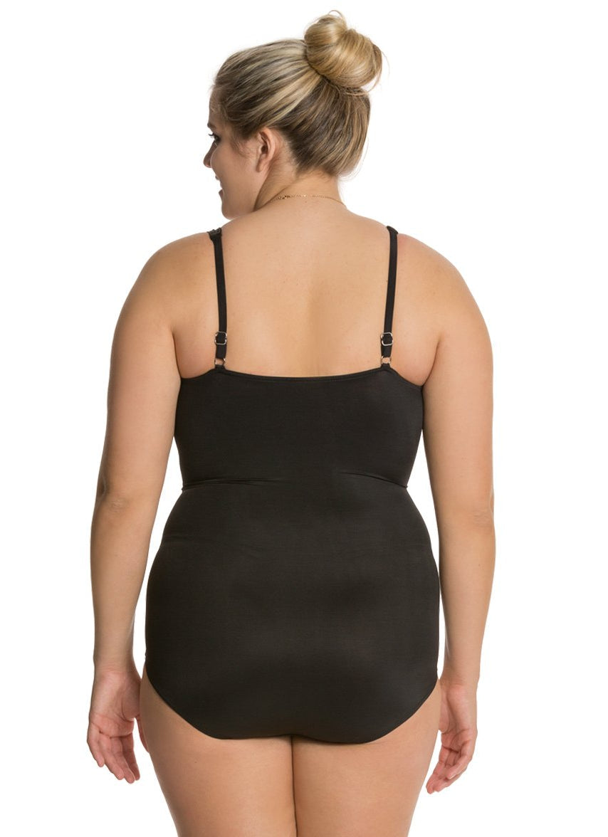 Plus Size Solid Sanibel One Piece Swimsuit