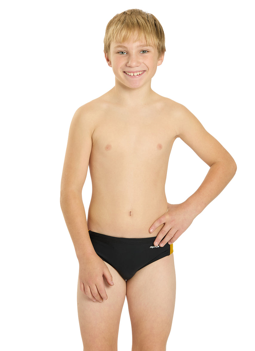 Piped Splice Brief Swimsuit (22-40)