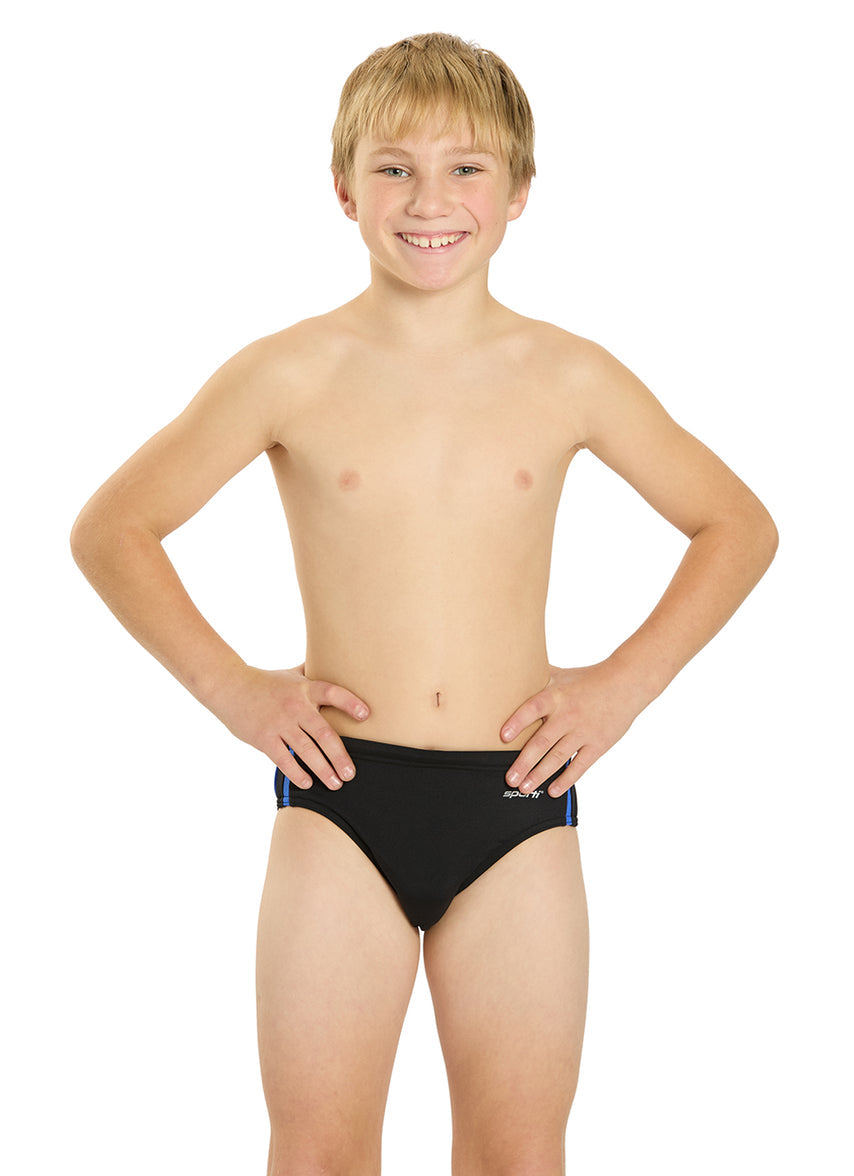 Piped Splice Brief Swimsuit (22-40)