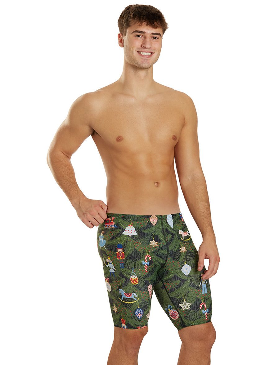Granny Sweater Ornaments Jammer Swimsuit (22-44)