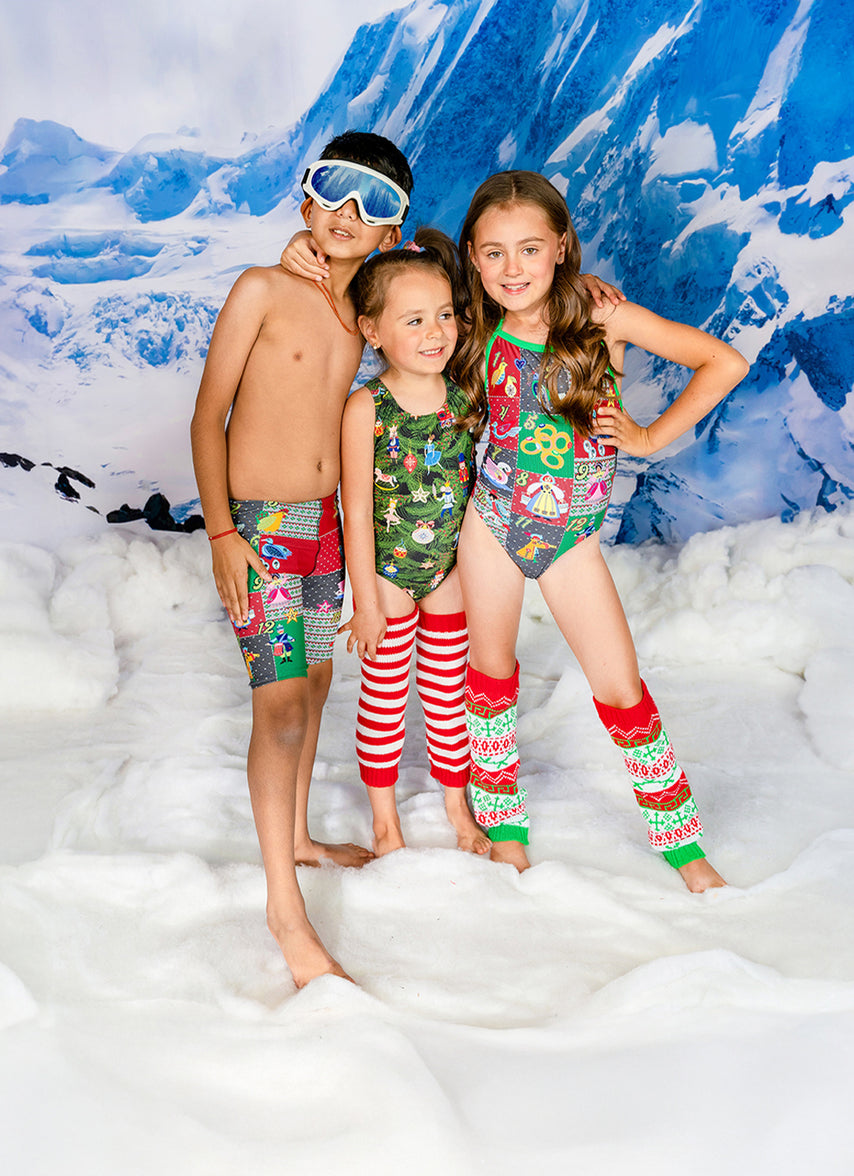Granny Sweater 12 Days of Christmas Jammer Swimsuit (22-44)