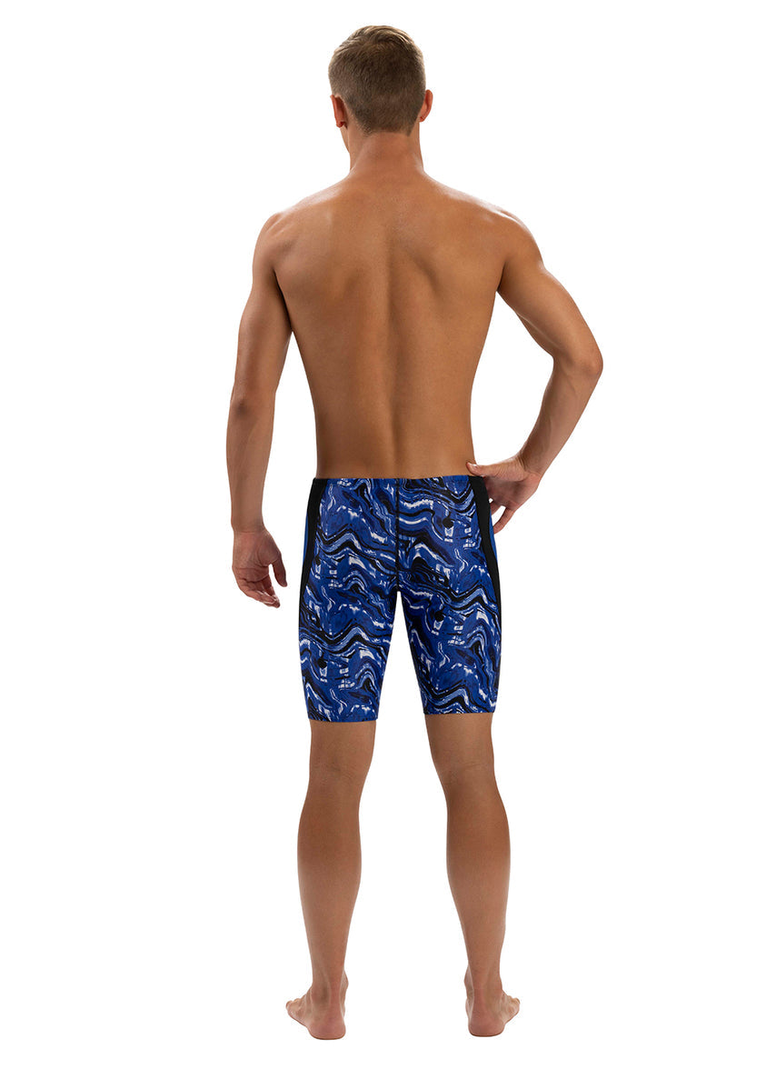 Men's Blaze Color Block Jammer Swimsuit