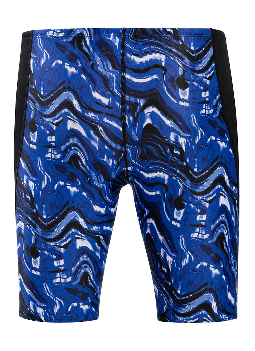 Men's Blaze Color Block Jammer Swimsuit