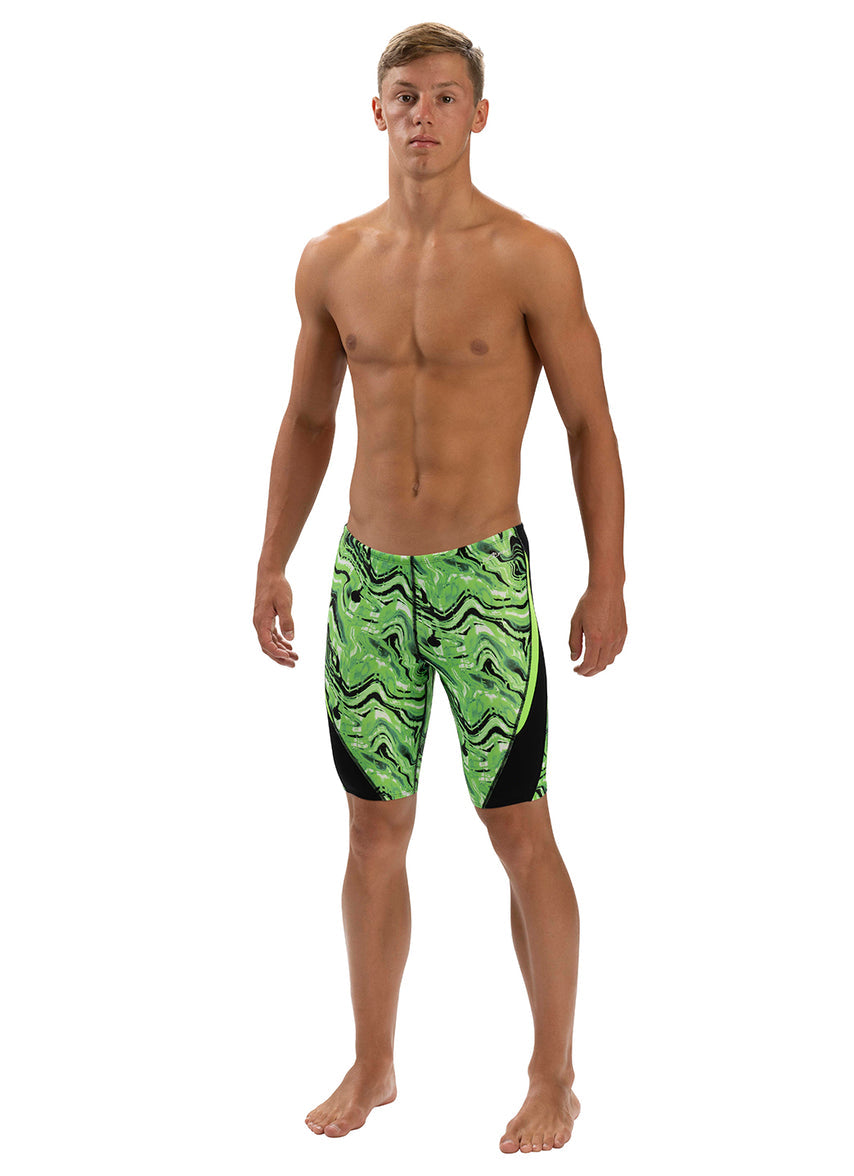 Men's Blaze Color Block Jammer Swimsuit