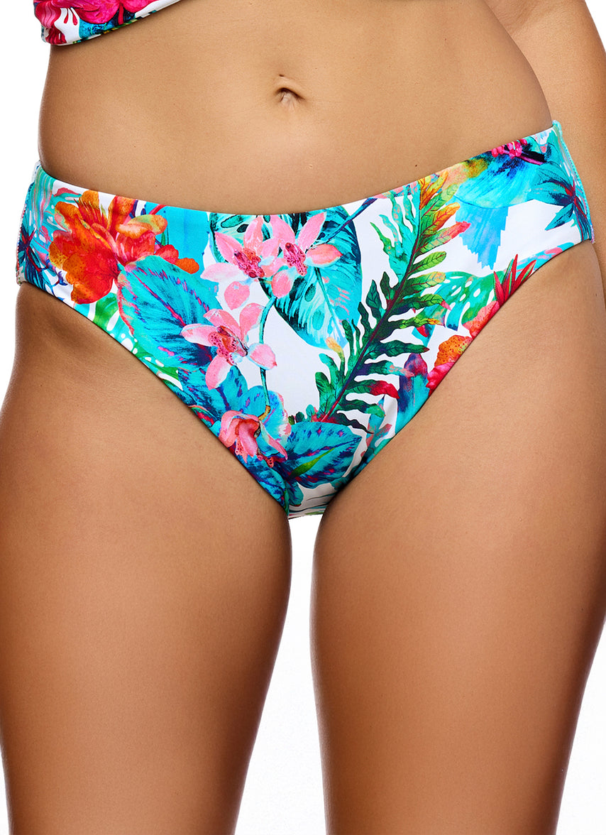 Women's Shoreside Botanik Midrise Retro Bikini Bottom