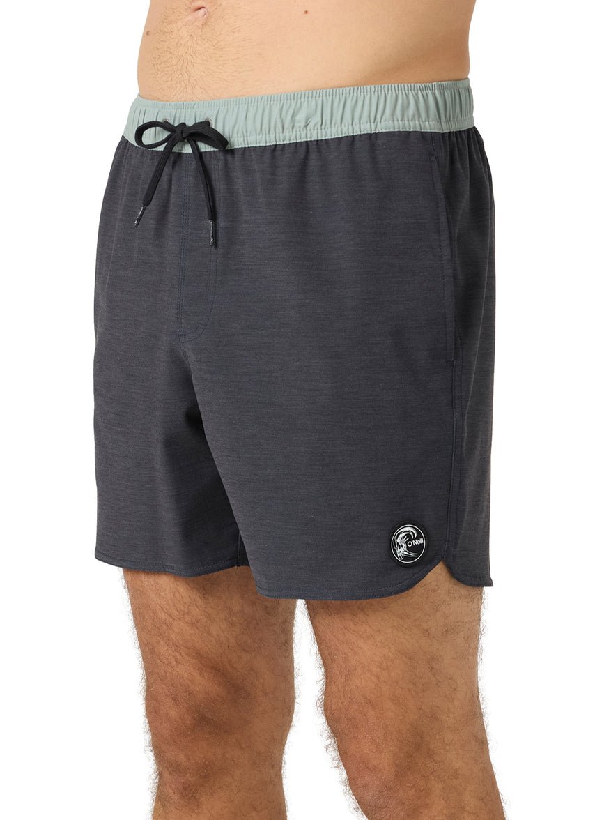 Men's 16" OG Solid Scallop Swim Trunks