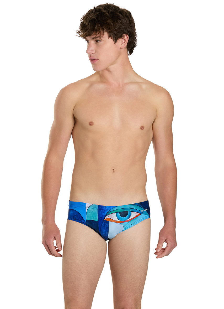 Mirror Reflection Brief Swimsuit (26-40)