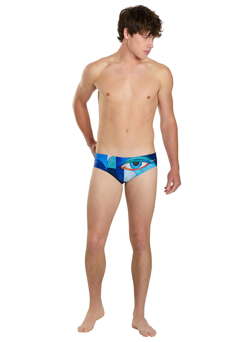 Mirror Reflection Brief Swimsuit (26-40)