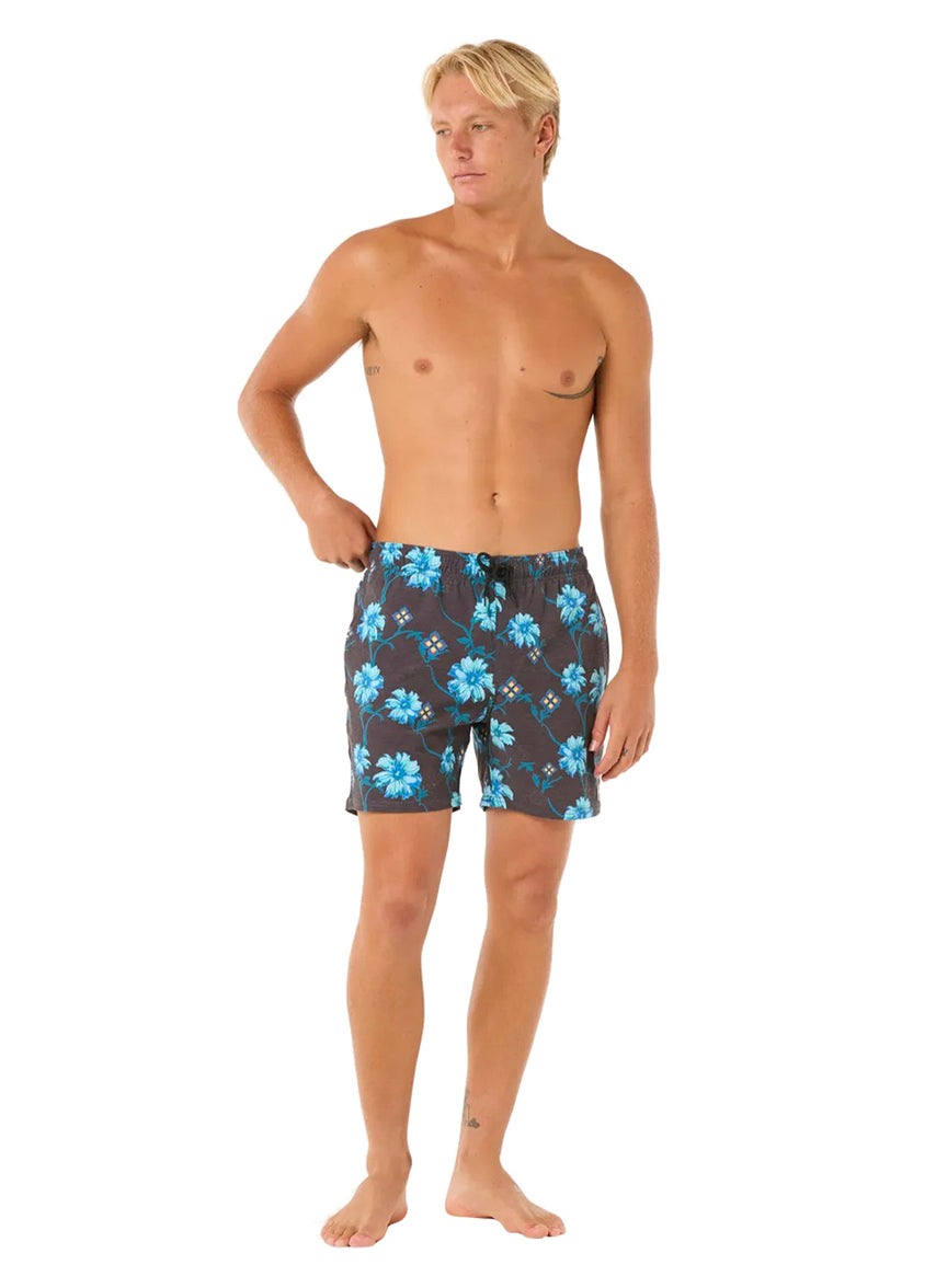 Men's 16" Surf Revival Floral Swim Trunks