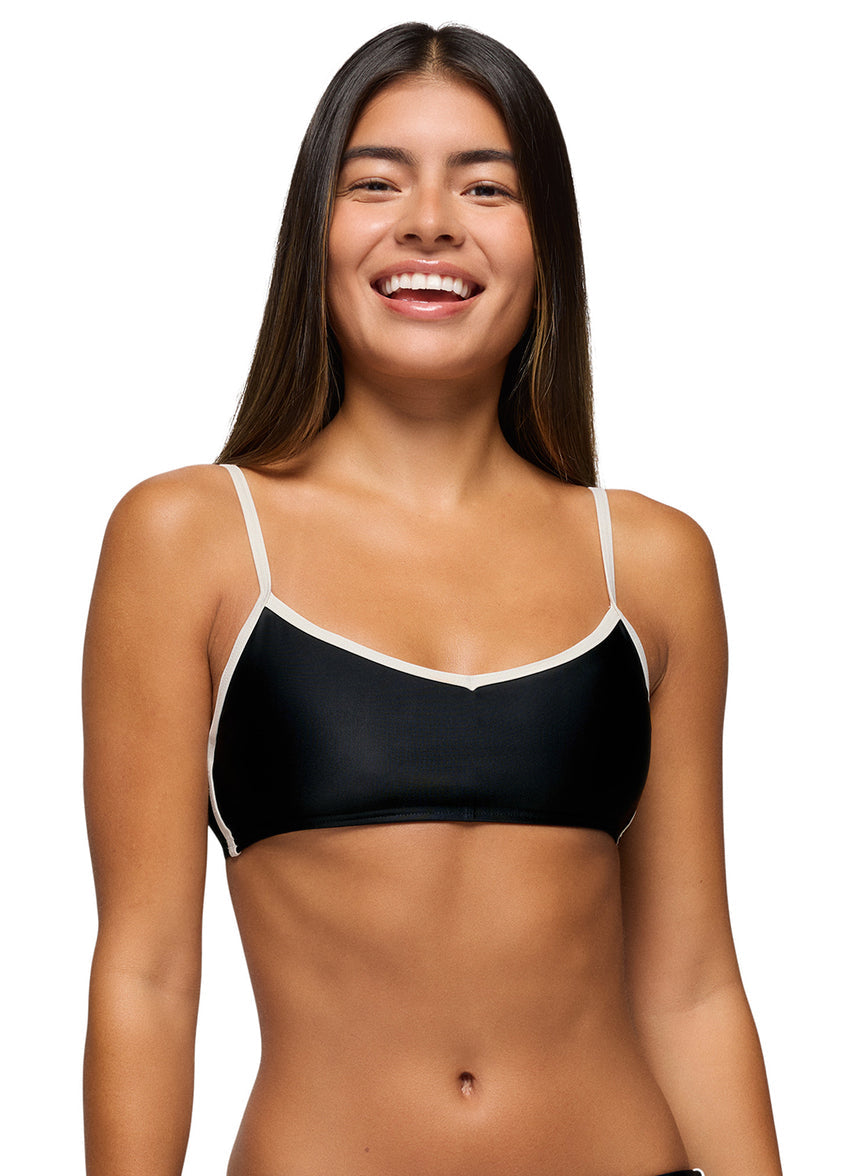 Women's Solid Tropic Kiss Bikini Top
