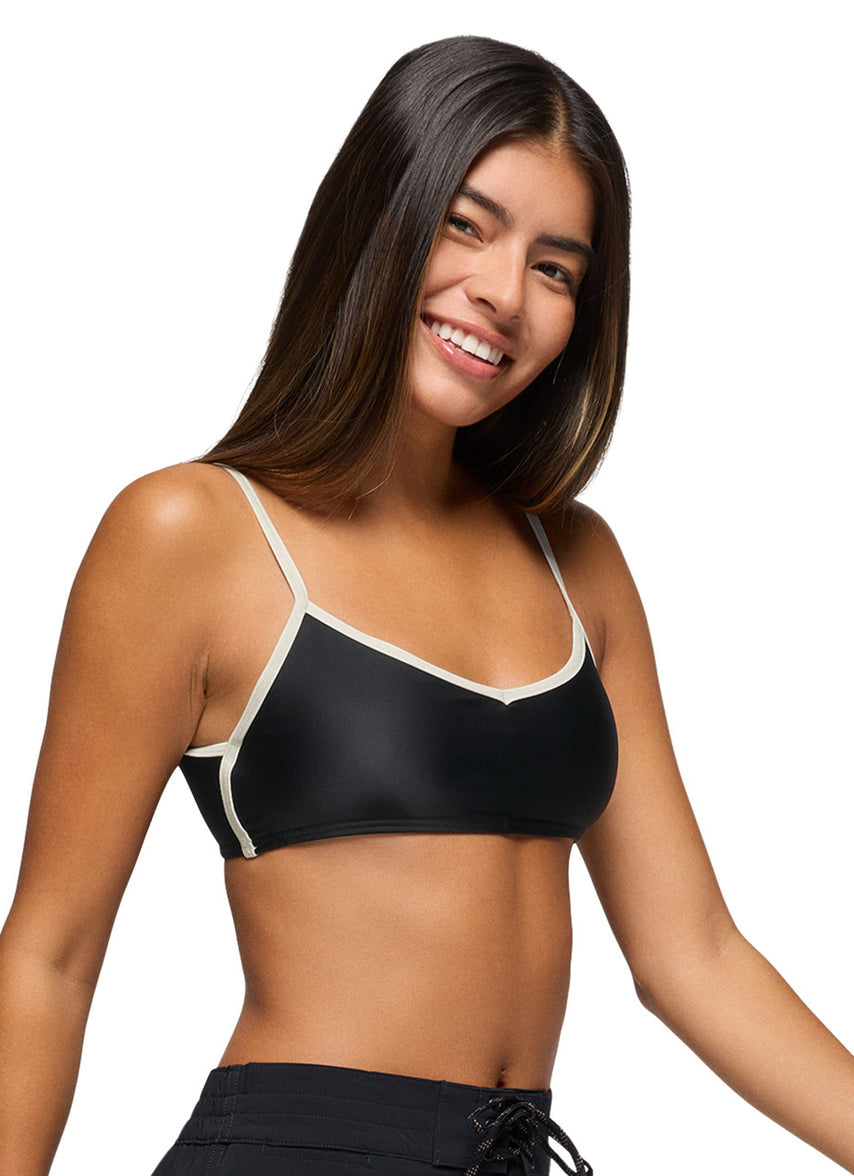 Women's Solid Tropic Kiss Bikini Top