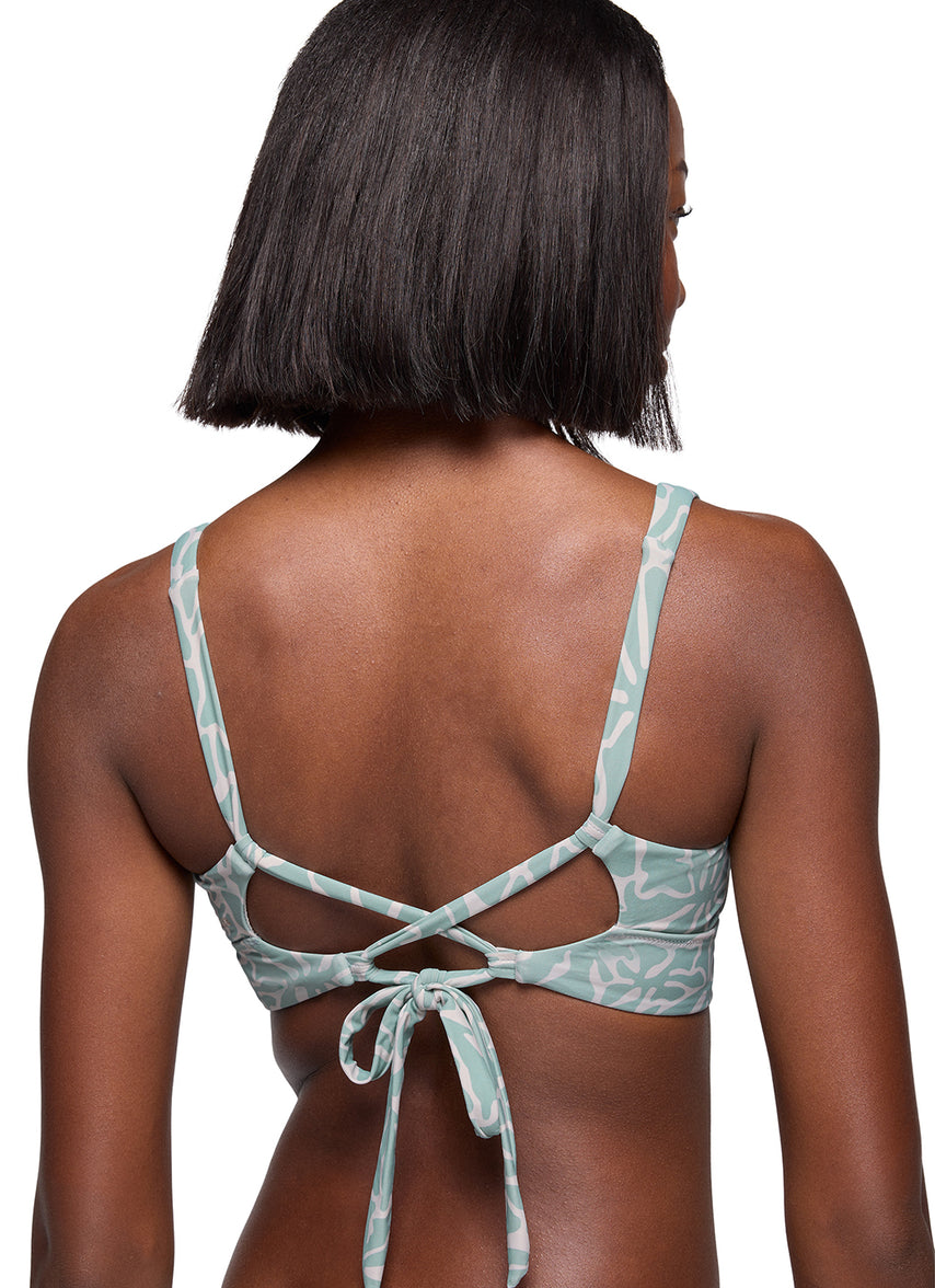Women's Print Mallorca Bikini Top