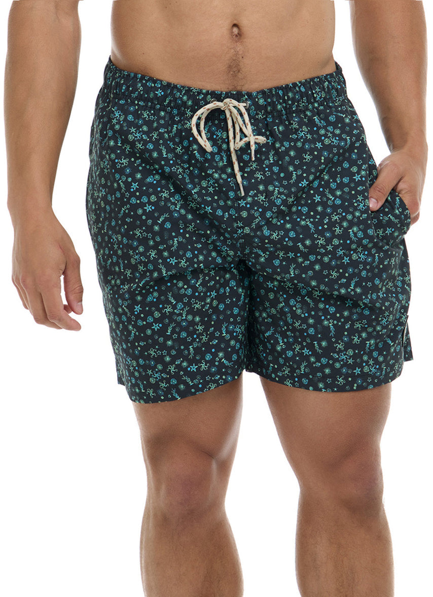 Men's 17"Tiny Sea Volley Swim Trunks