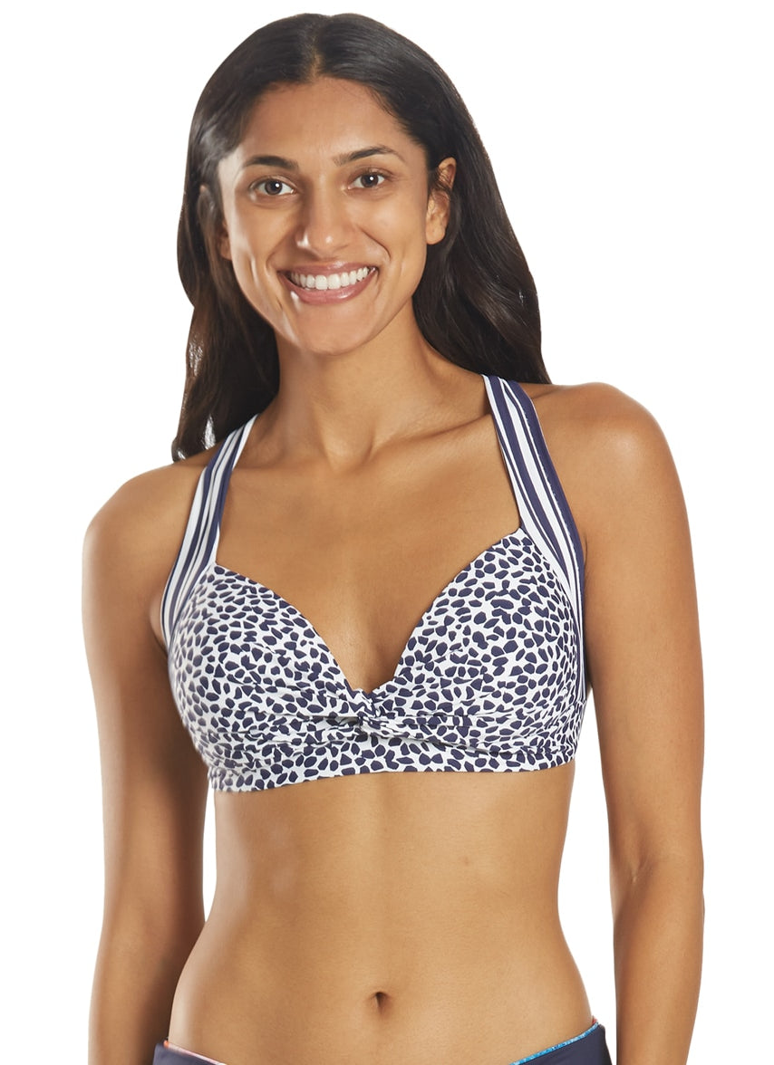 Women's Apulia Mix Banded Bikini Top