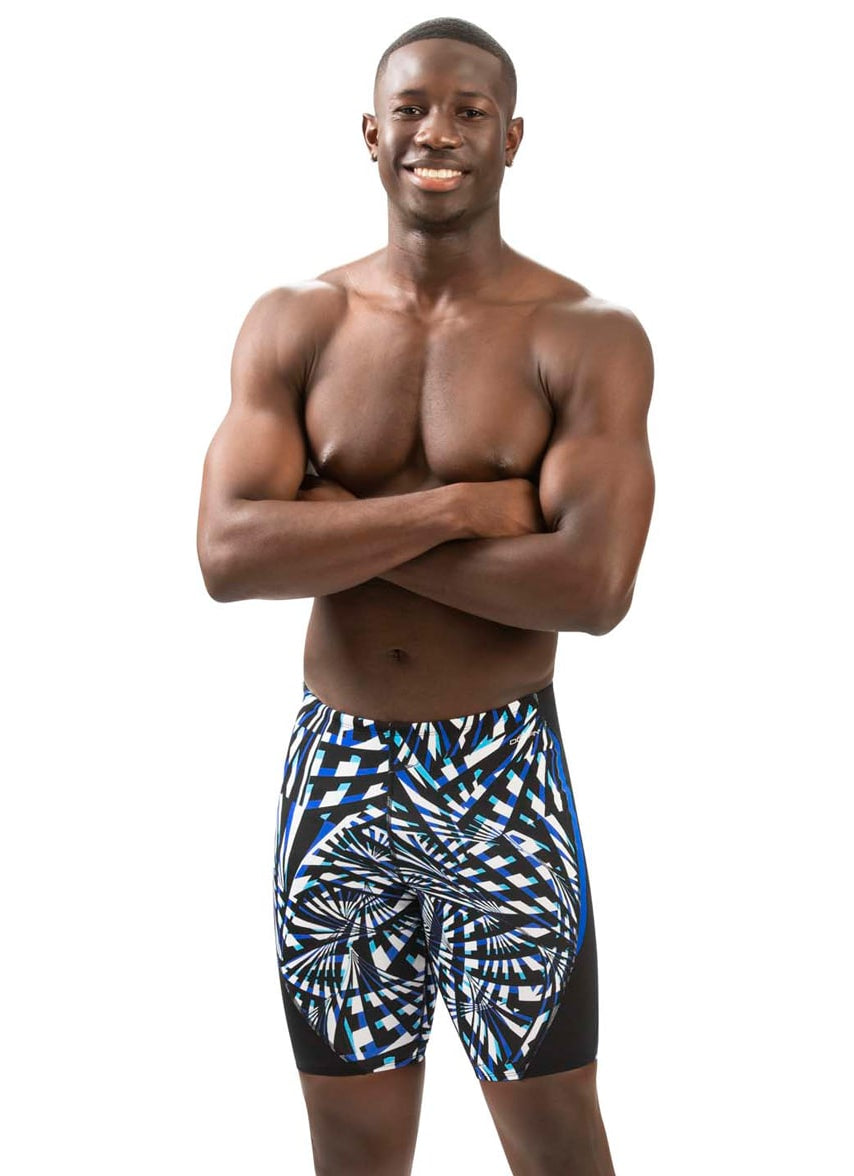 Men's Reliance Atomic Print Color Block Jammer Swimsuit