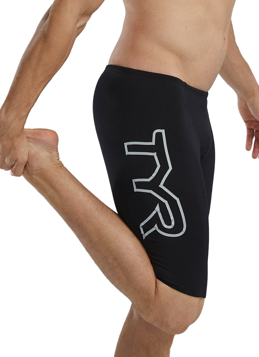 Men's Durafast Elite Large Logo Jammer Swimsuit