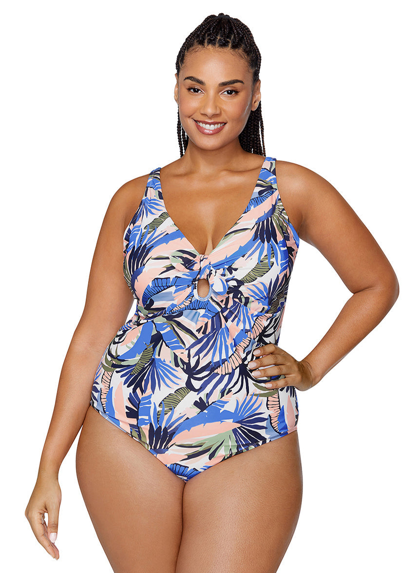 Women's Paraiso Palms Muna Plus Size One Piece Swimsuit