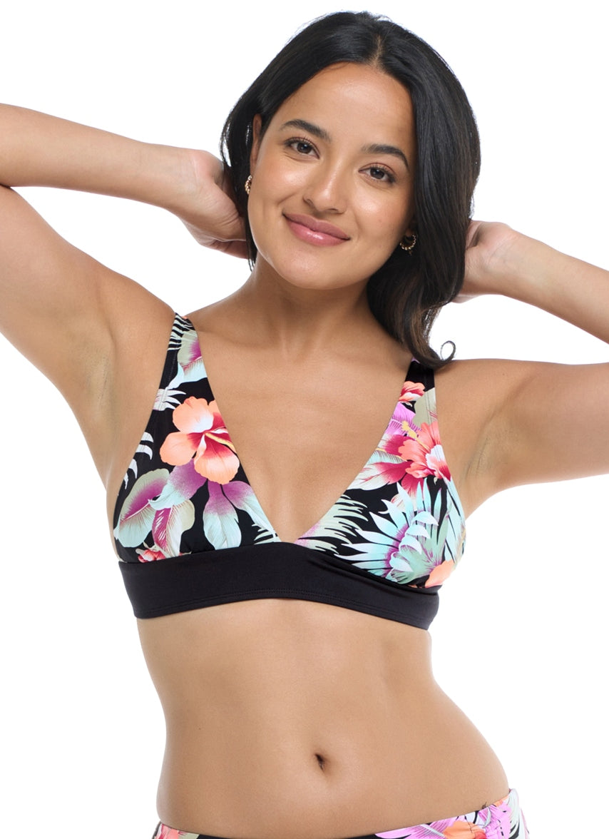 Women's Flirtation Isabella Wide Band Triangle Bikini Top