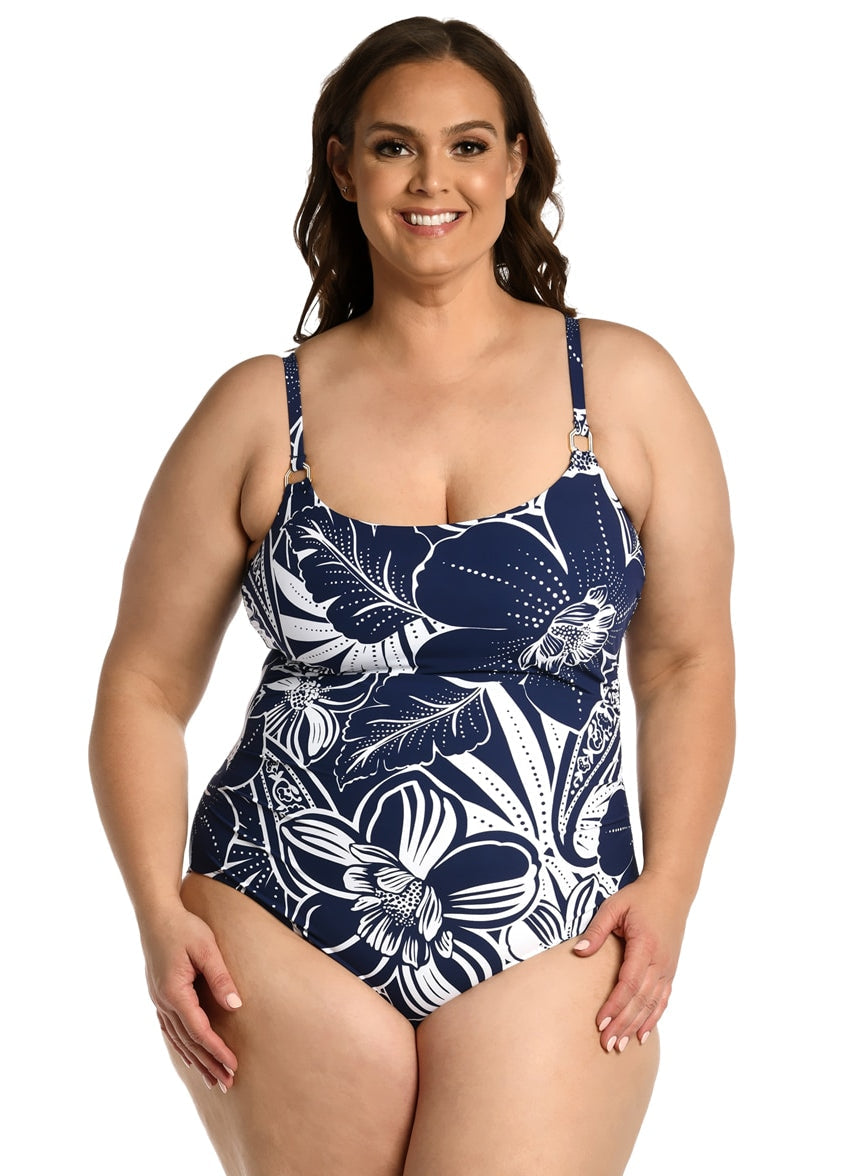 Women's Plus At the Playa Lingerie One Piece Swimsuit