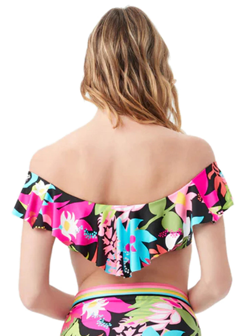 Women's Tiki Ruffle Bandeau Bikini Top