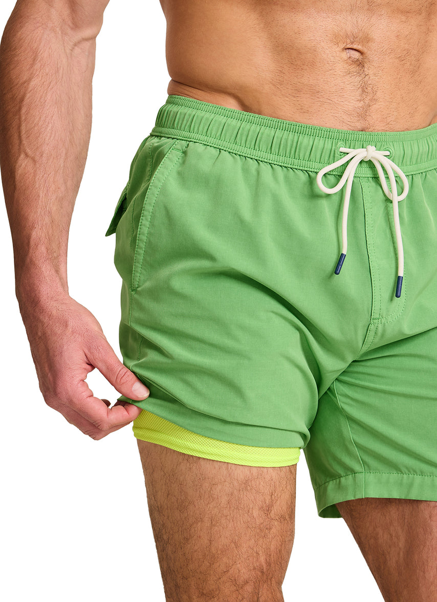 Men's' Naples Valley Vintage Wash 6" Inseam Swim Trunks