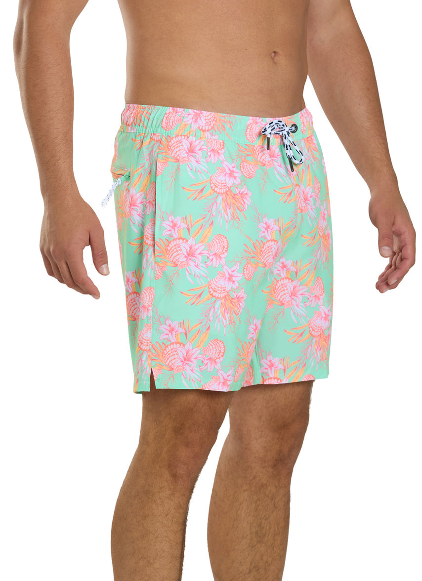 Men's Coastal Shells 19" Swim Trunk
