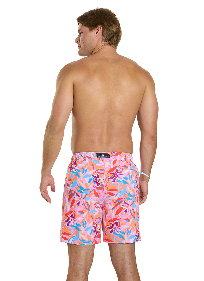 Men's Blooming Sunset 19" Swim Trunk